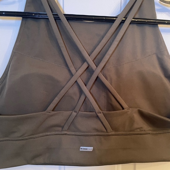 Athletic Works Green Racerback Sports Bra - Picture 3 of 4